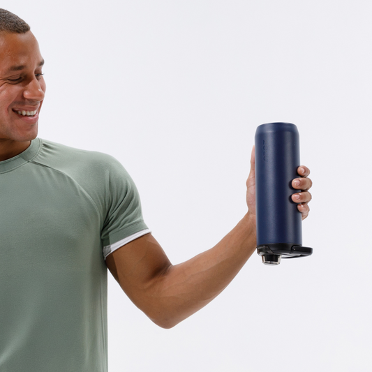Base Stainless Steel Bottle With Three Lids N2