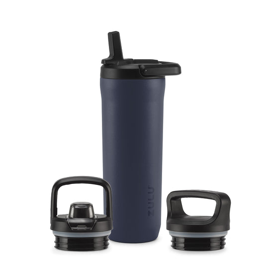 Base Stainless Steel Bottle With Three Lids N2