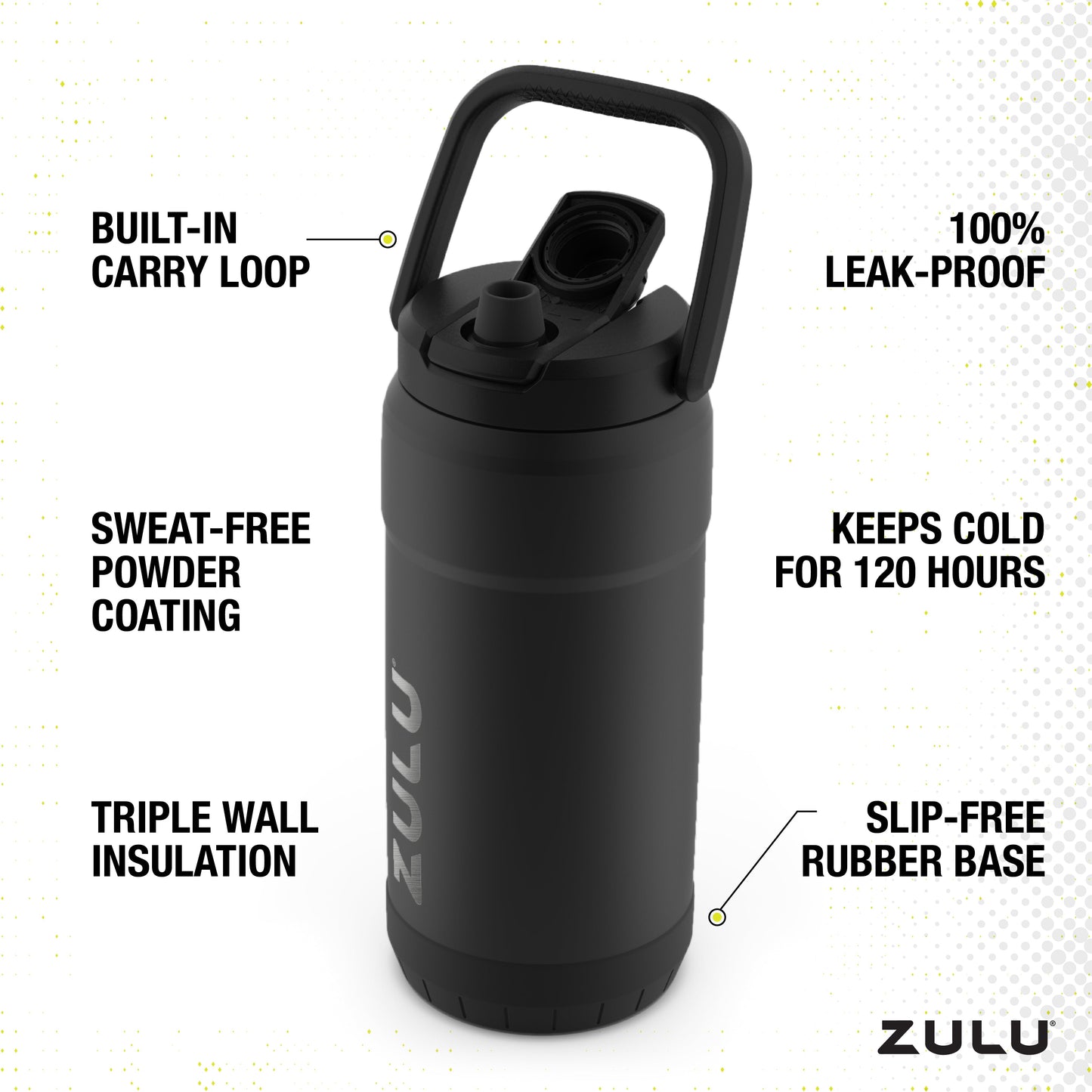 Goals Mammoth 101oz Stainless Steel Bottle G1